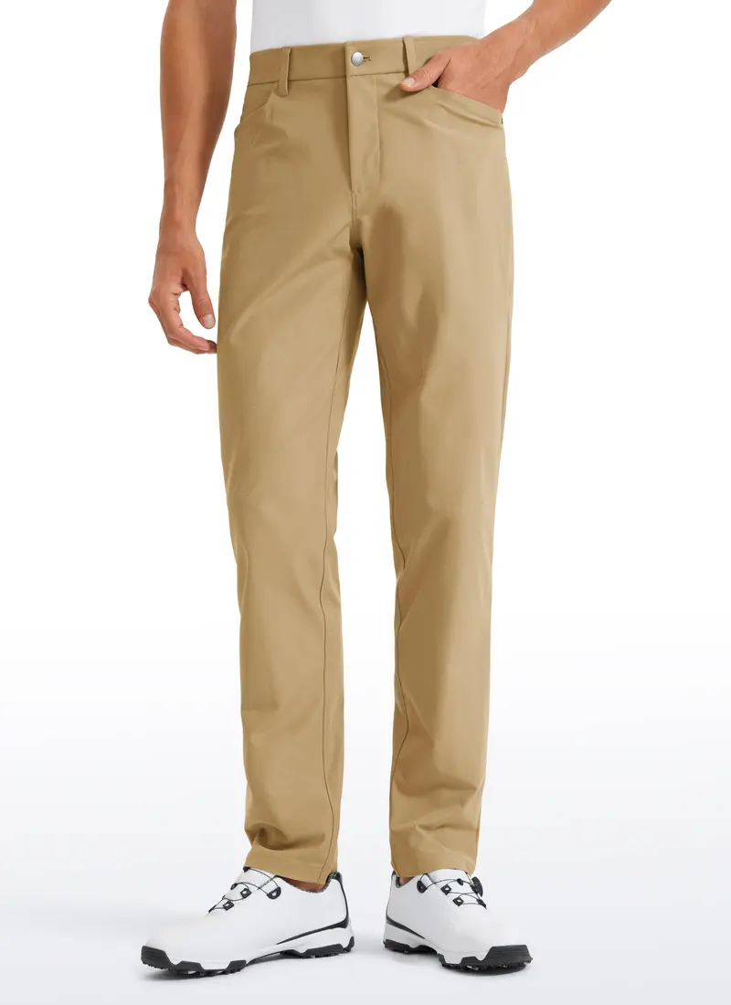 All-Day Comfy Slim-Fit Pants – 34-Inch Inseam, 5-Pocket Style 1
