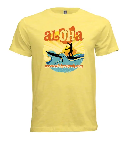 Aloha Oh Paddler Top – Bright Yellow Style 1