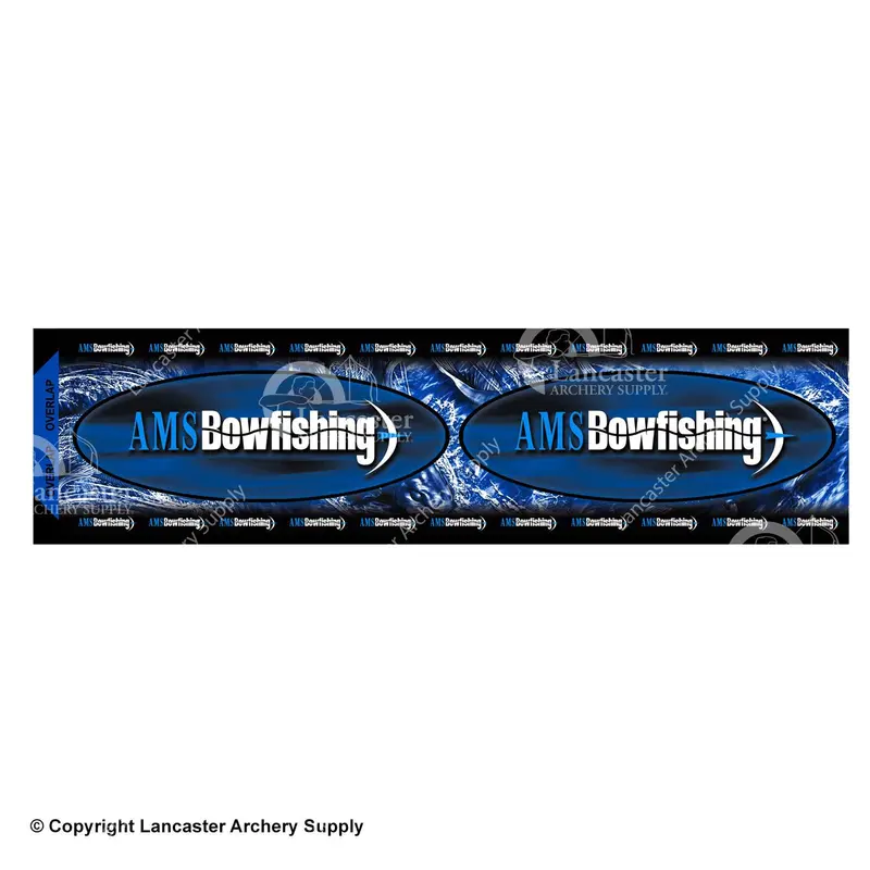 Ams Bowfishing Bottle Wrap Decal – Durable Vinyl Graphics 1
