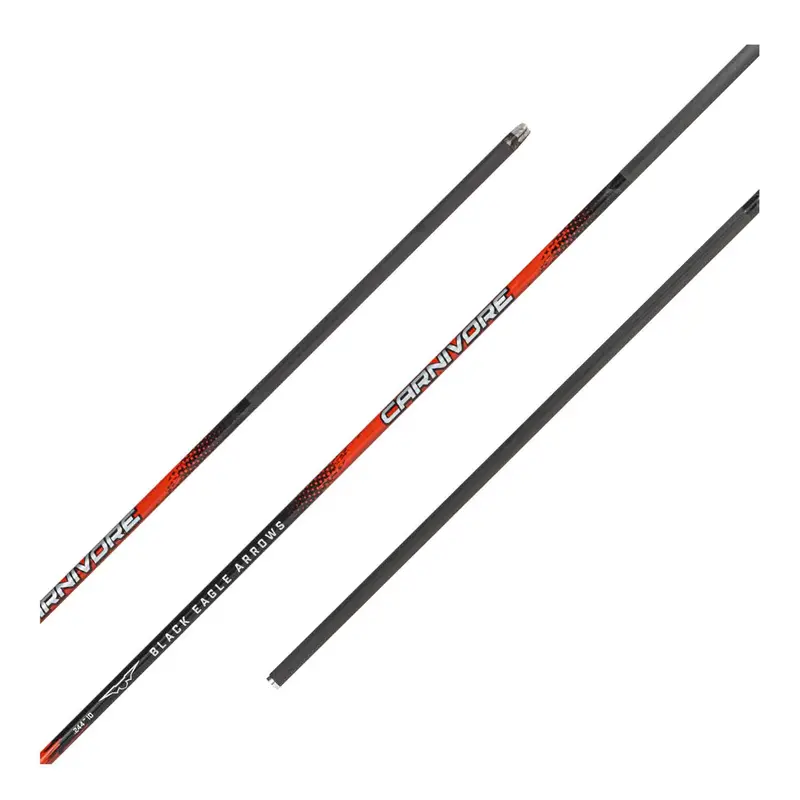 Black Eagle Carnivore V2 Bare Arrow Shafts – .001 Spine 1