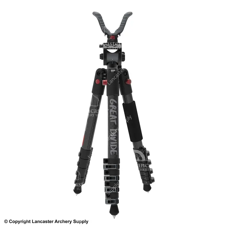 Bog Great Divide Adjustable Hunting Tripod With Pan Head 1