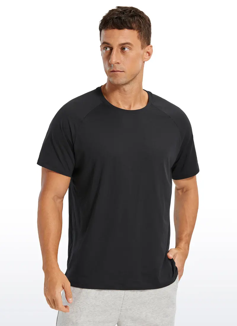 Breathable Workout Short-Sleeve Round-Neck Tee 1