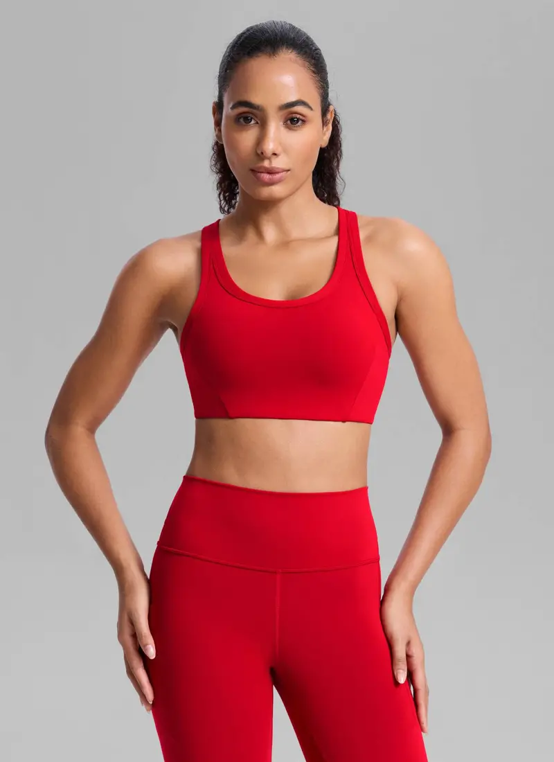Butterbreeze U-Neck Racerback Support Sports Bra 1