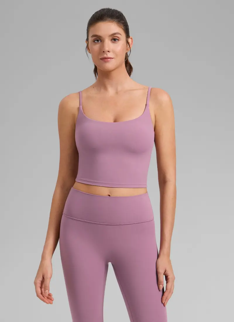 Butterlift® Cropped Tank With Built-In Support Bra 1