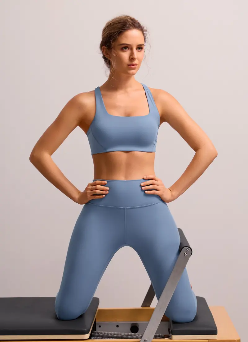 Butterlift® Double-Lined Square-Neck Sports Bra – Medium Support, Smooth Coverage 1