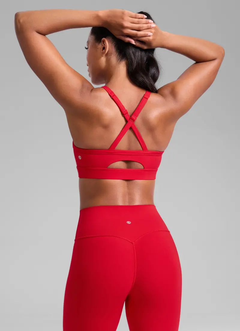 Butterlift Keyhole Cross-Back Sports Bra 1