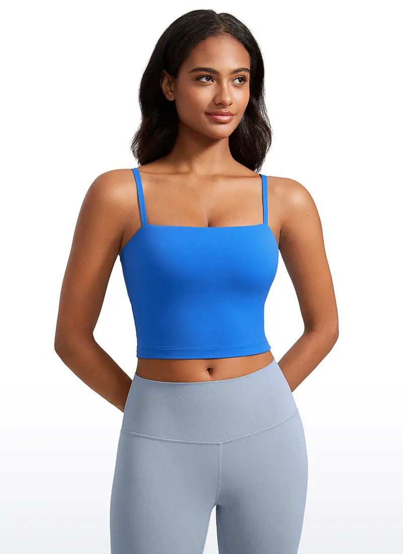 Butterluxe Adjustable-Strap Tank With Built-In Bra 1