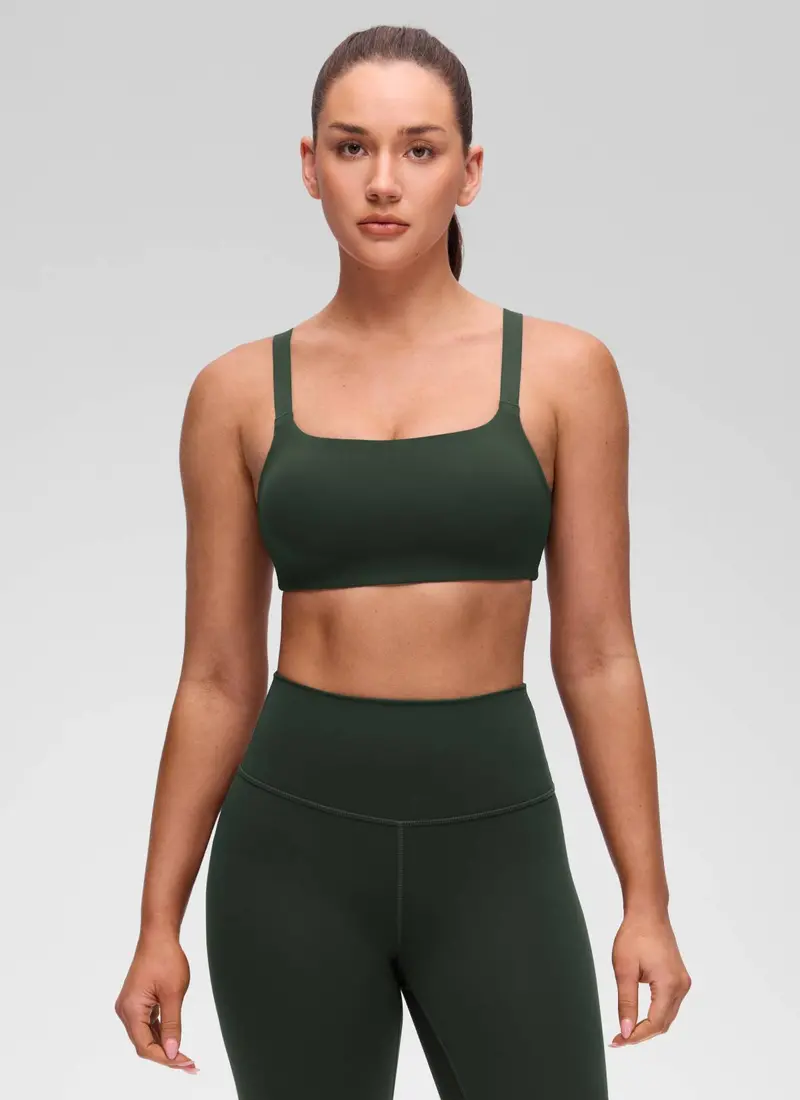 Butterluxe Adjustable-Wide-Strap Sports Bra 1