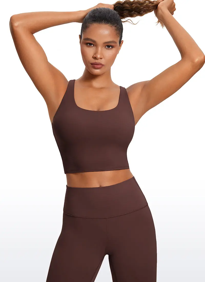 Butterluxe Criss-Cross Back Tank With Built-In Shelf Bra 1