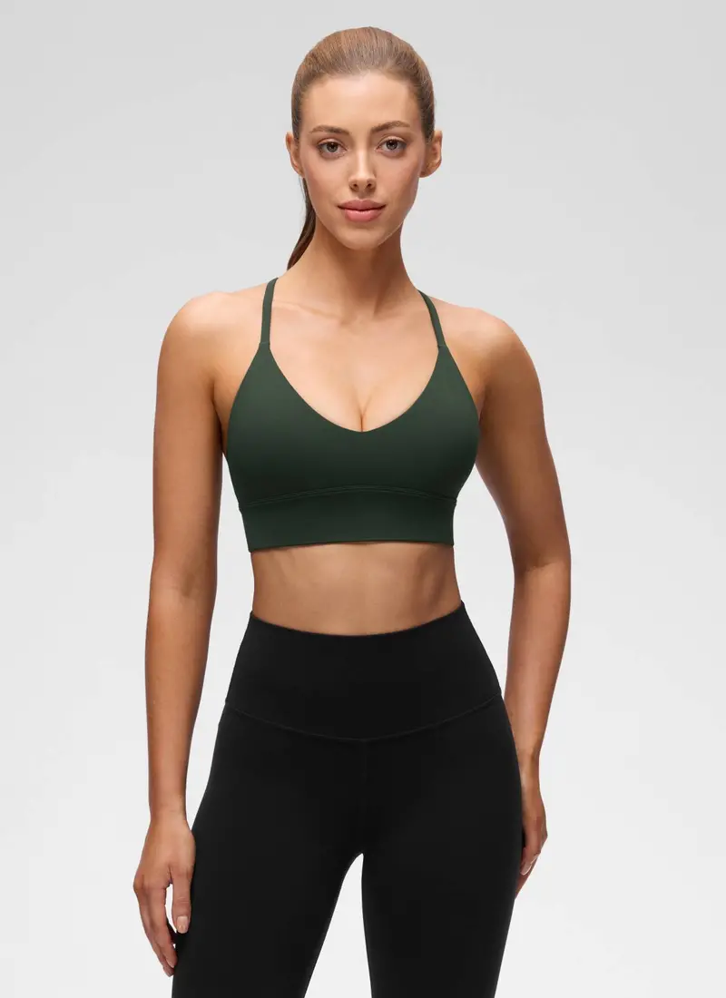 Butterluxe Cross-Back Longline Sports Bra 1