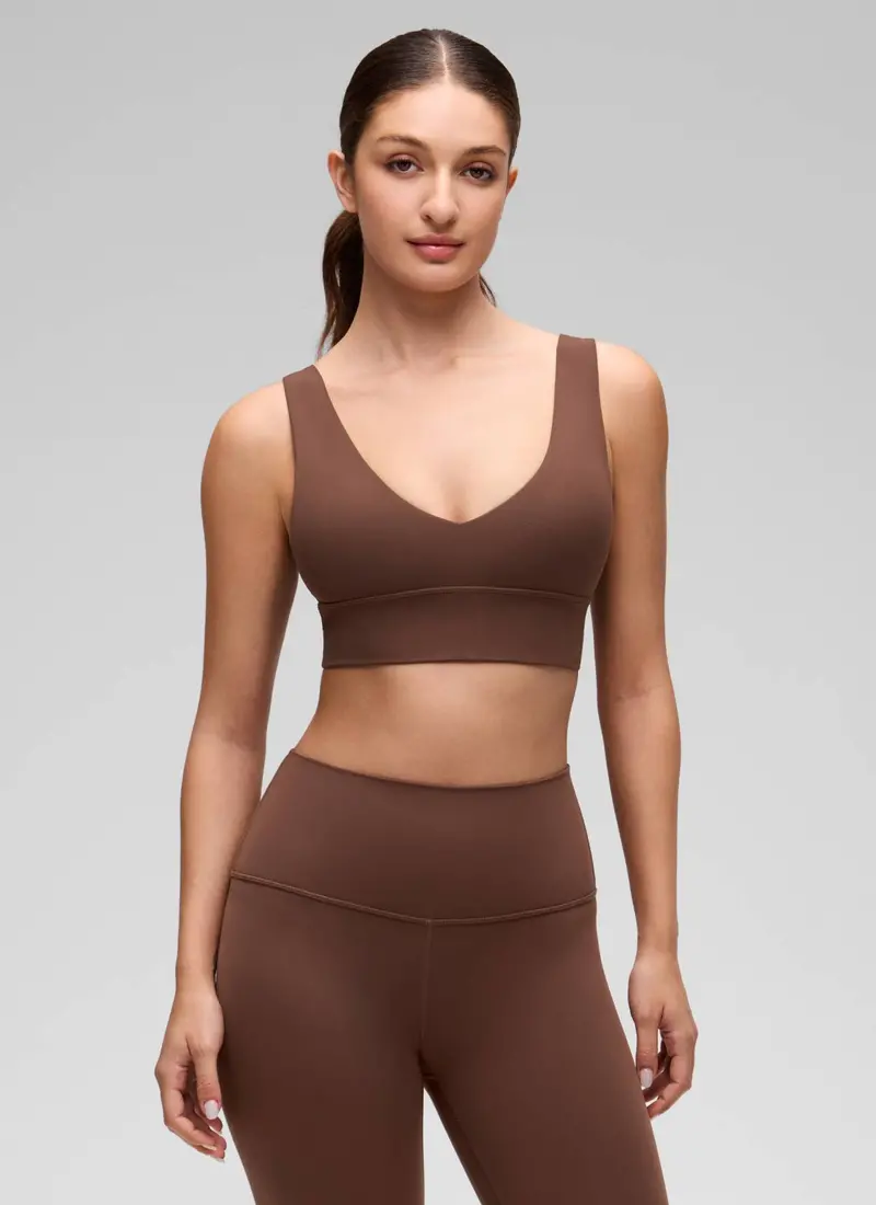 Butterluxe Deep-V Longline Sports Bra 1