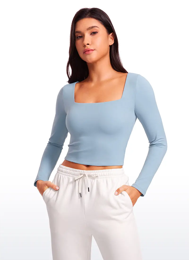 Butterluxe Double-Lined Long-Sleeve Top 1