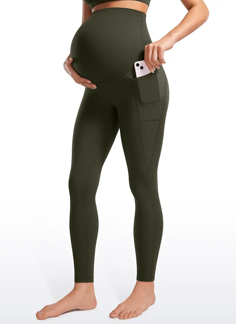 Butterluxe Maternity Leggings With Pockets – 28-Inch Inseam 1
