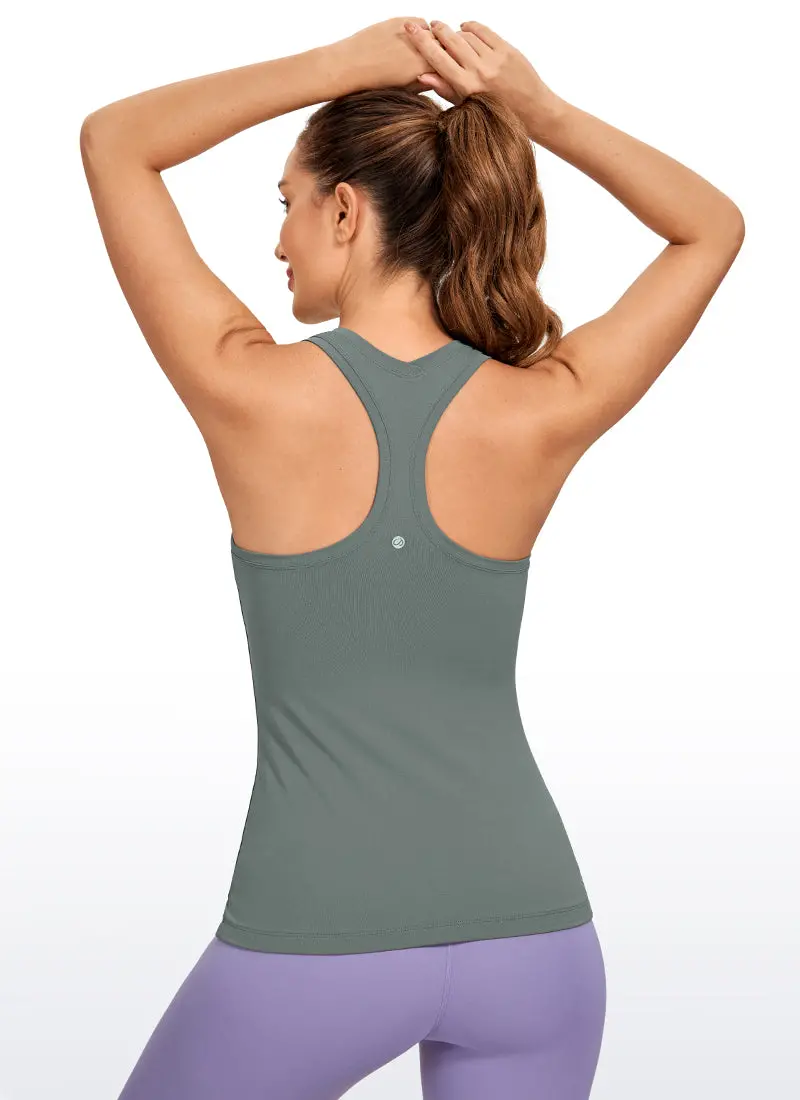 Butterluxe Racerback Tank – Hip-Length Fit 1