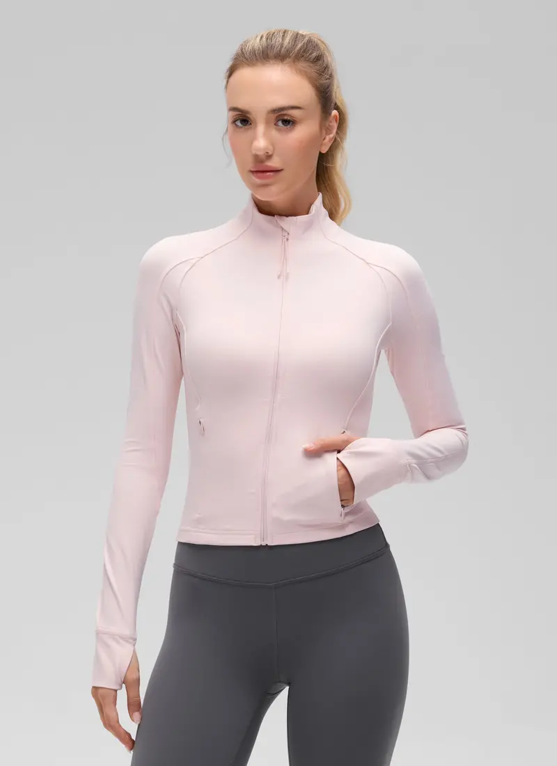 Butterluxe Waist-Length Full-Zip Lightweight Jacket 1