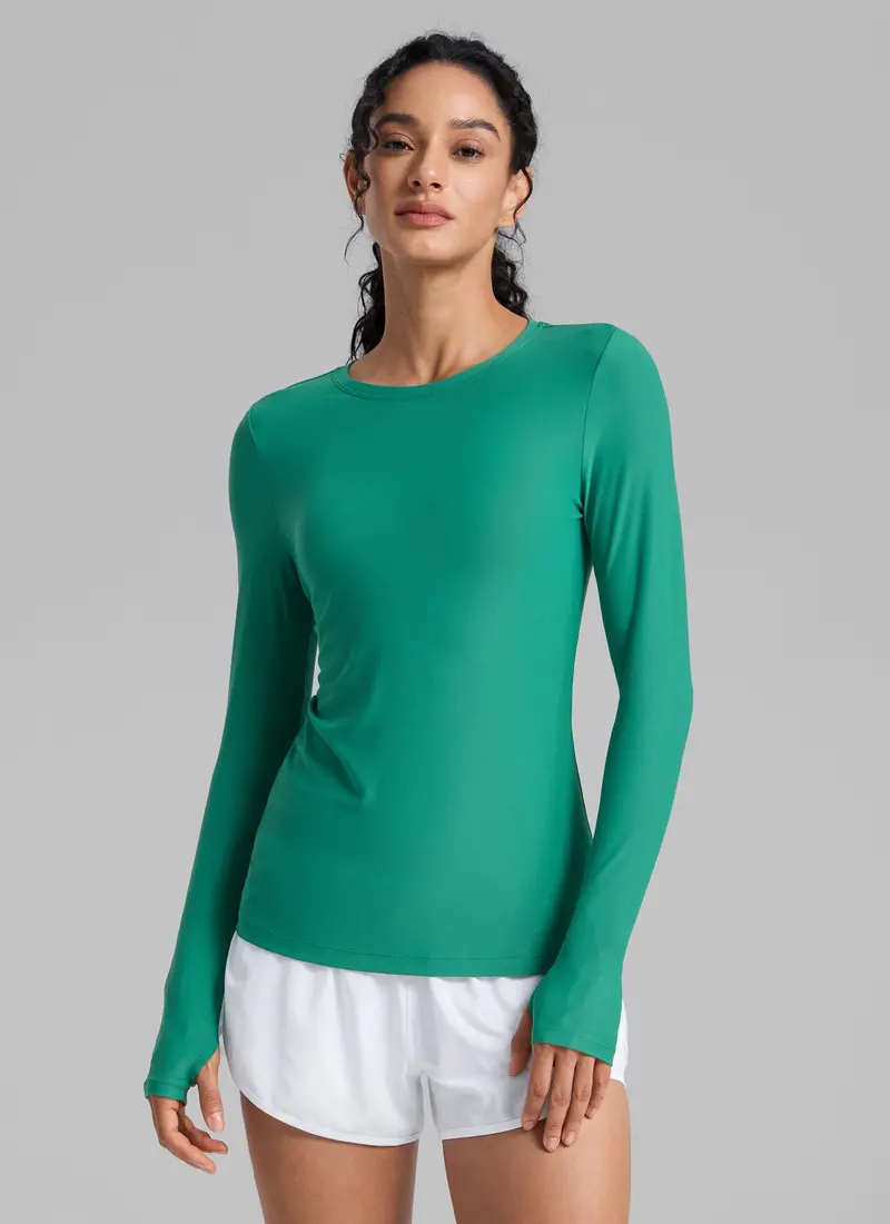 Cloudweight Long Sleeve Top With Thumbholes 1