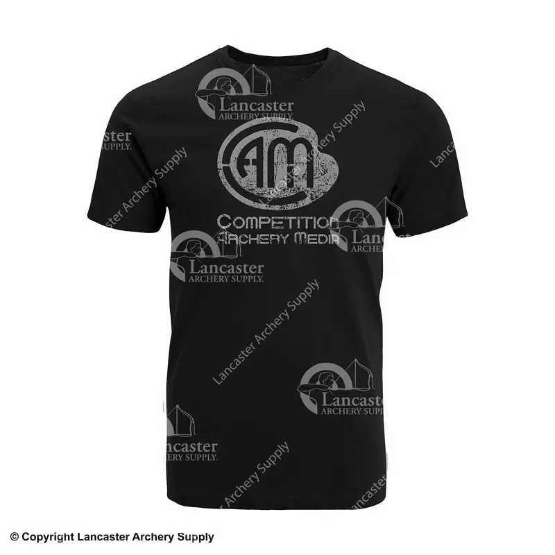 Competition Archery Media Distressed Black T-Shirt – Xx-Large 1