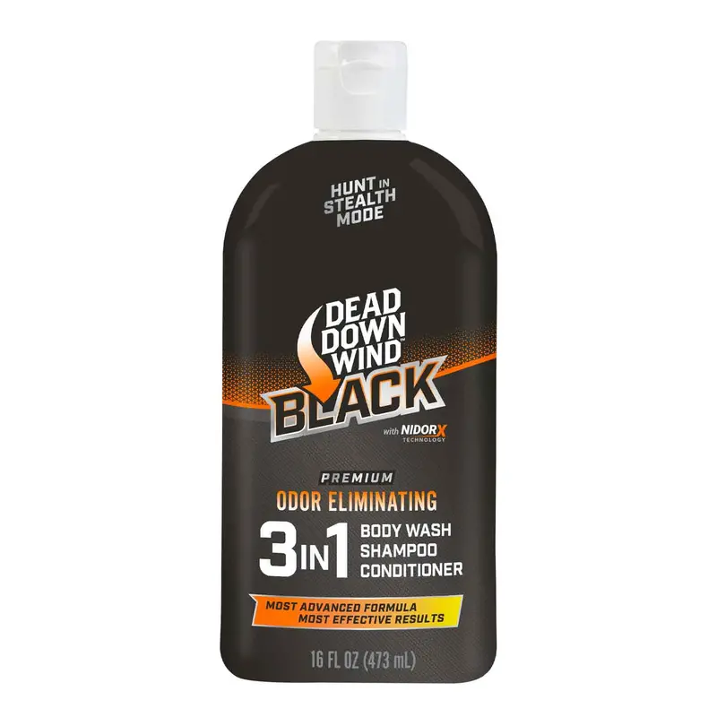 Dead Down Wind Black 3-In-1 Body Wash, Shampoo & Conditioner – Unscented Formula 1
