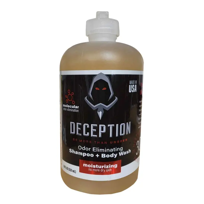Deception Scent-Free Shampoo & Body Wash – Hunter-Grade Cleanser 1