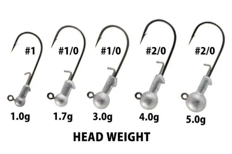 Deps R.R. Jig Head With Reinforced Hook 1