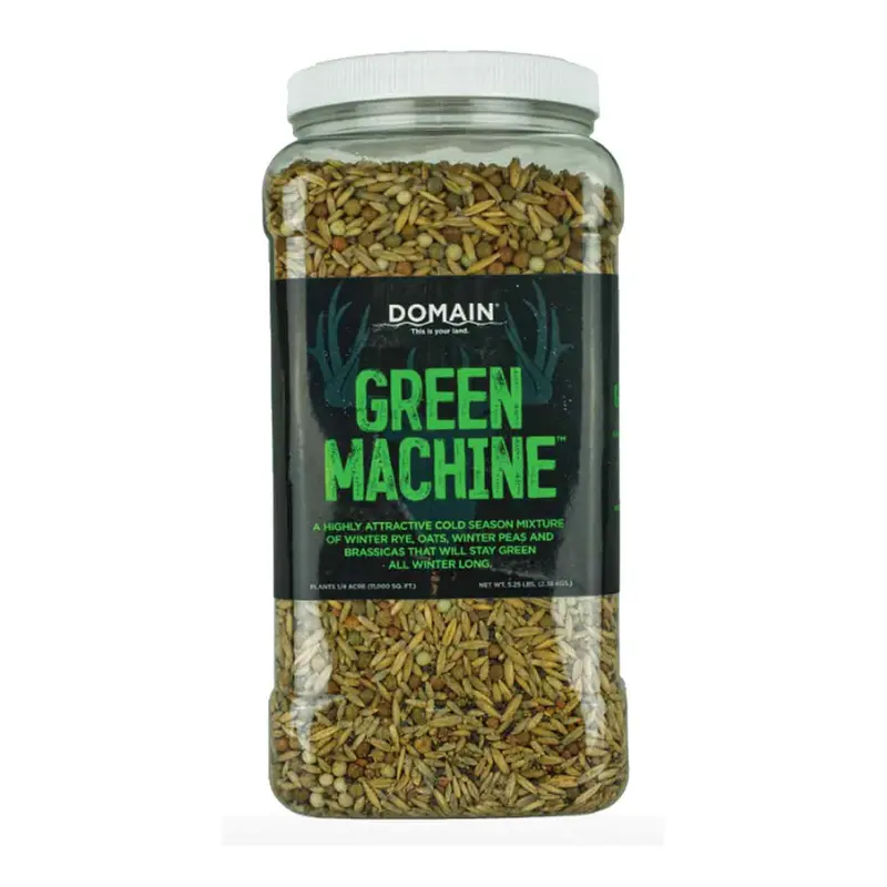 Domain Green Machine Food Plot Seed – Quarter-Acre Coverage Blend 1