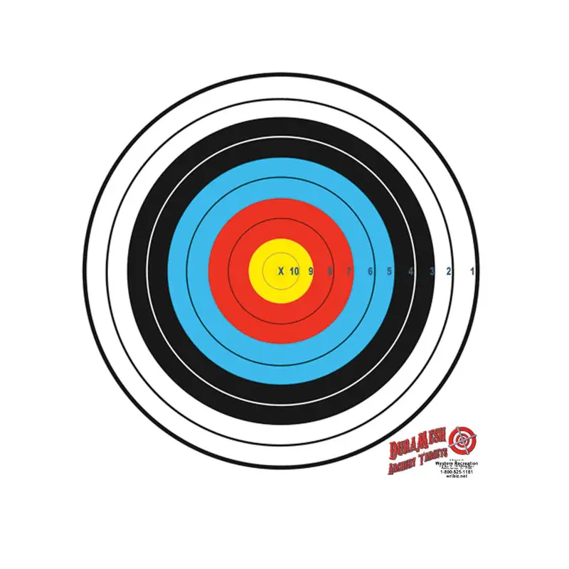 Duramesh 80 Cm Multi-Color Archery Target Face – Durable 5-Zone Design 1
