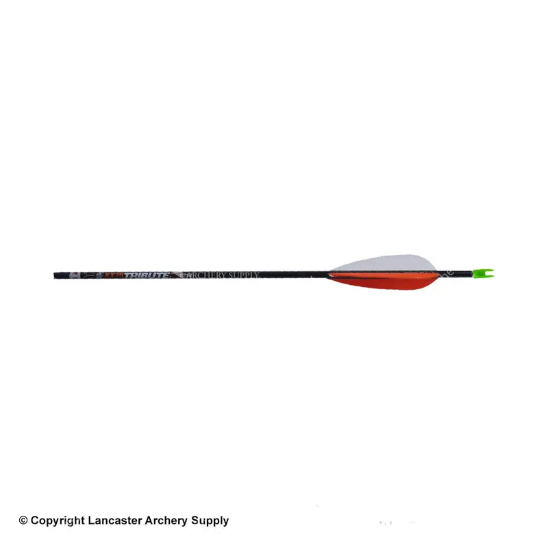 Easton Tribute Fletched Arrows With 3-Inch Feathers 1