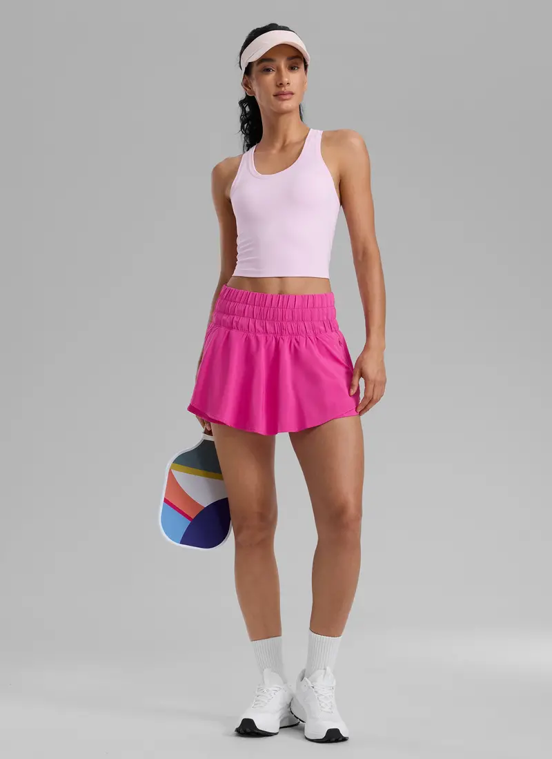 Feathery-Fit Soft 2-In-1 Zip-Pocket Shorts 7