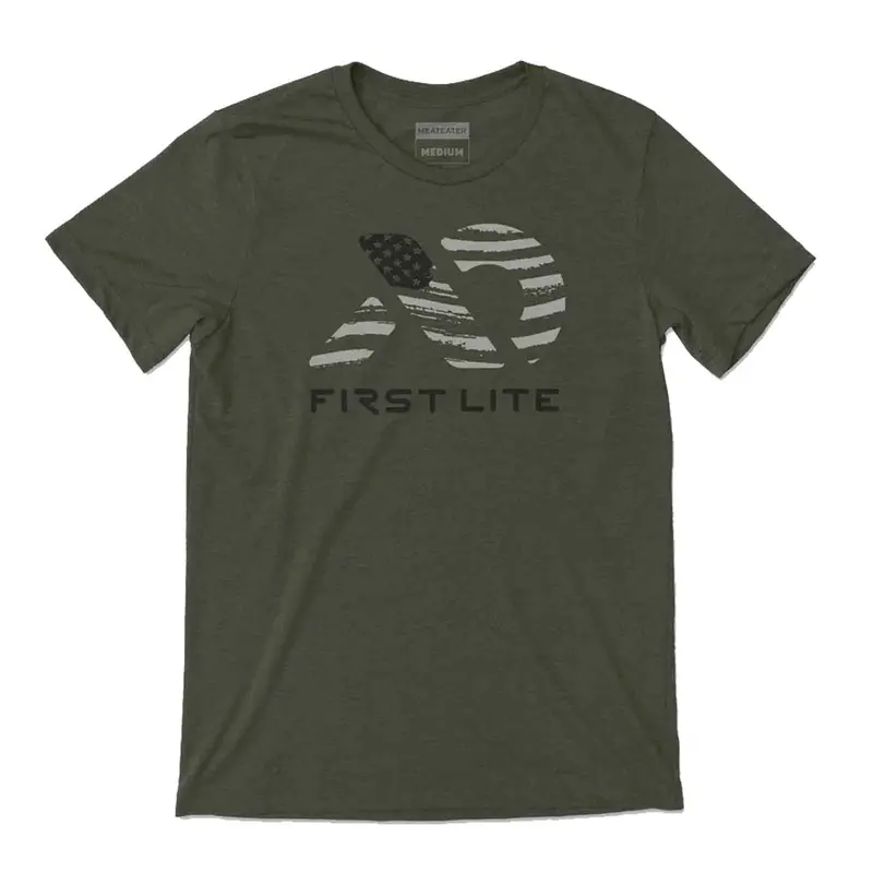 First Lite Flag Fill Performance Tee – Moisture-Wicking Base Layer 1