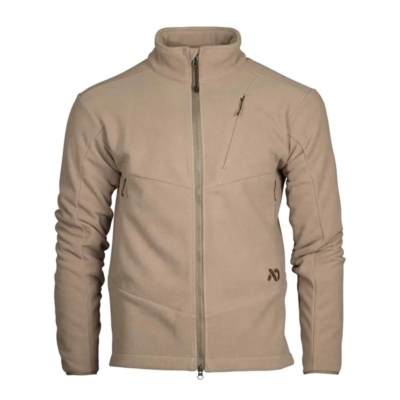 First Lite Men'S Challis Fleece Jacket In Walnut 1