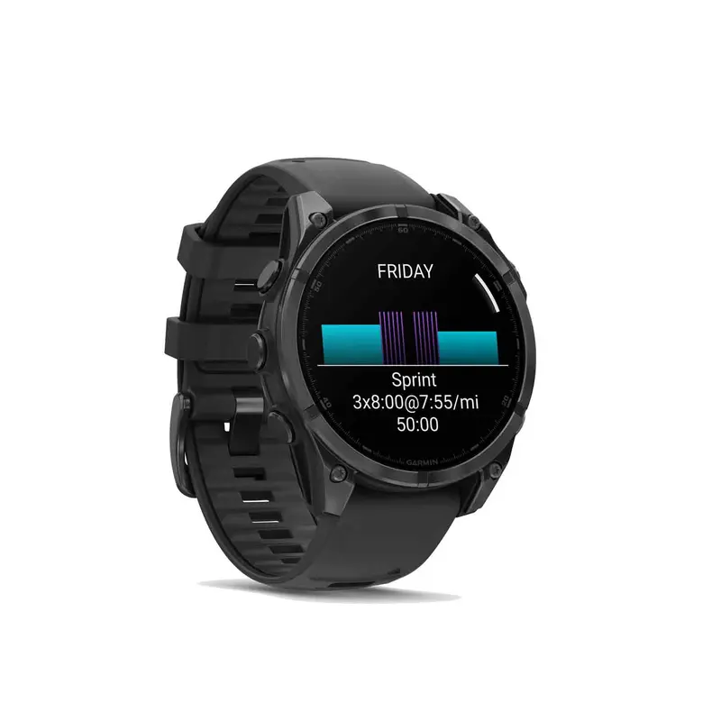 Garmin Fēnix 8 Amoled Adventure Watch – 47Mm Slate Grey Housing And Black Band 1