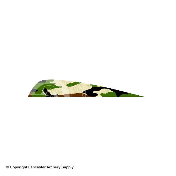 Gateway 4-Inch Parabolic Camo Printz Arrow Feather 1