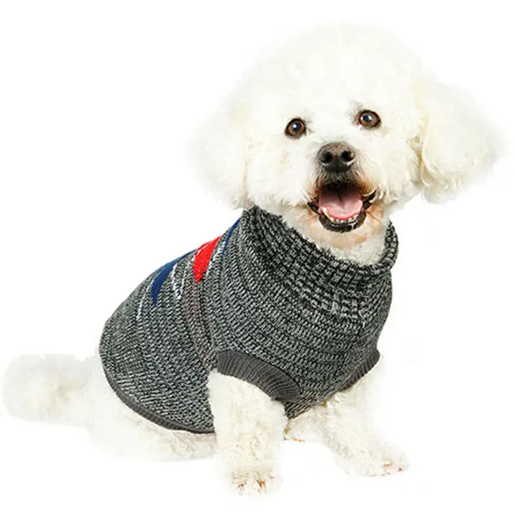 Hand-Knitted Cotton Dog Sweater – Breathable & Cozy Fit 1
