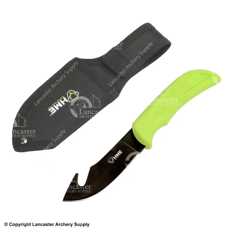 Hme Fixed-Blade Hunting Knife With Gut Hook 1