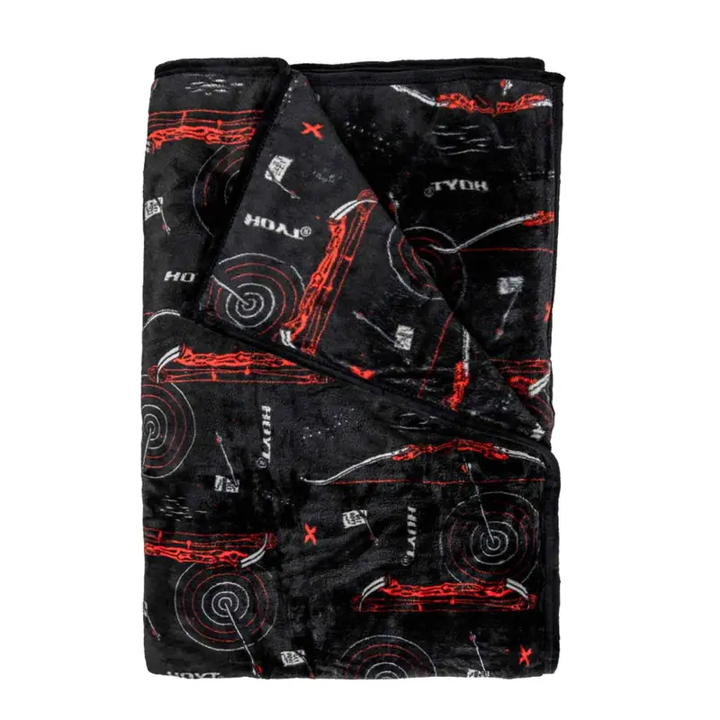 Hoyt 10-Ring Archery Blanket – Soft Polyester Throw For Events 1