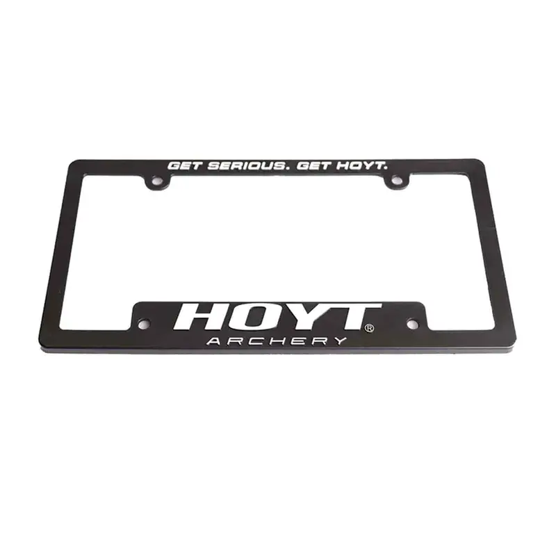 Hoyt Official License Plate Frame – Aluminum 1
