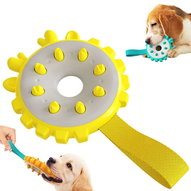 Interactive Dog Ring Pull Toy For Tugging And Play 1