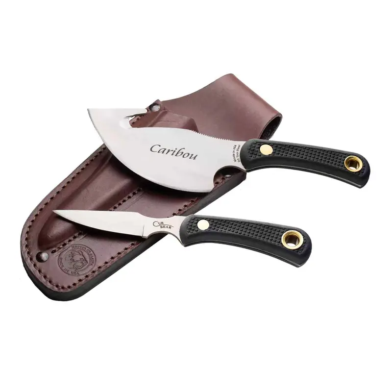 Knives Of Alaska Caribou & Cub Bear Dual-Knife Hunting Set 1