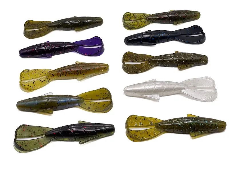 Lake Fork Trophy Lures Pro Craw – Realistic Soft Plastic Crawfish 1