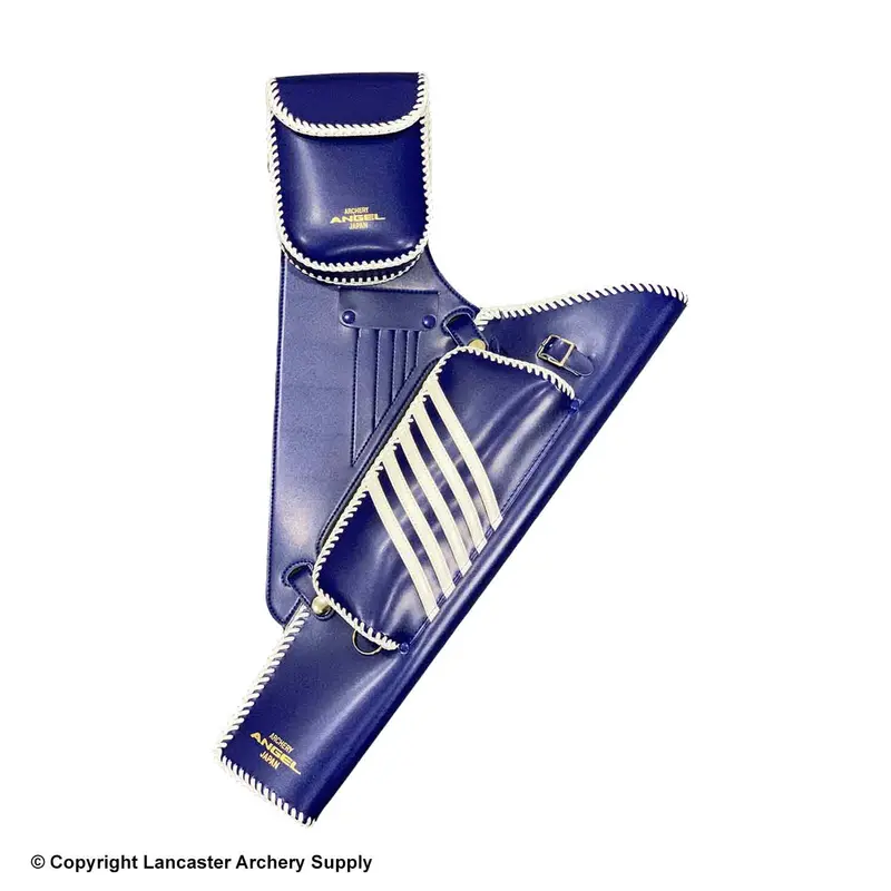 Left-Hand Angel Tournament Quiver With Binocular Pouch