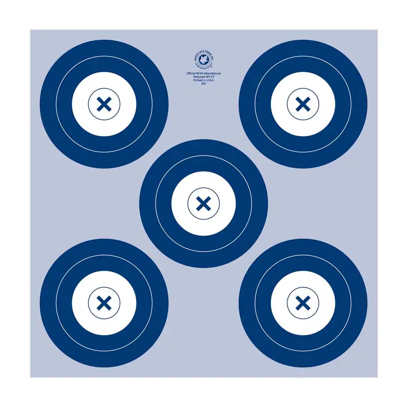 Maple Leaf Miniature Nfaa Five-Spot Field Target Face – 40 Cm 1