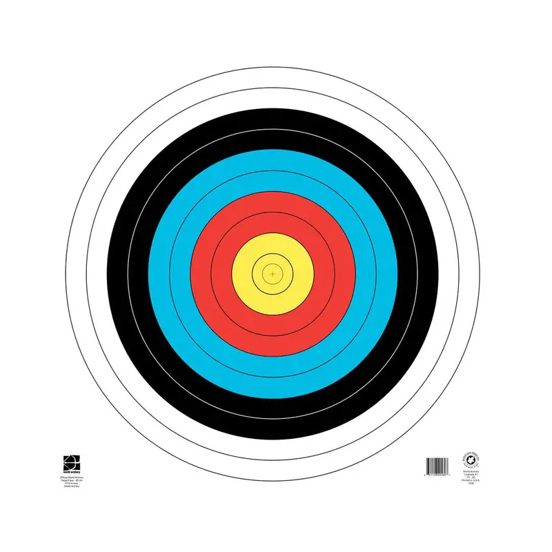 Maple Leaf Official Wa Waterproof Target Face – 60 Cm Compact Tournament Size 1