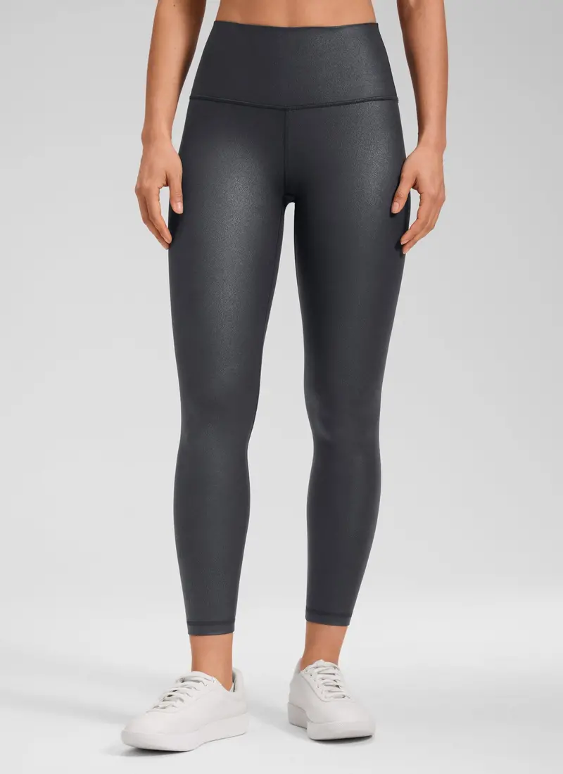 Matte Faux Leather Leggings – 25-Inch Inseam 1