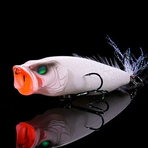 Megabass Respect Color 68 White Butterfly Soft Bait 2