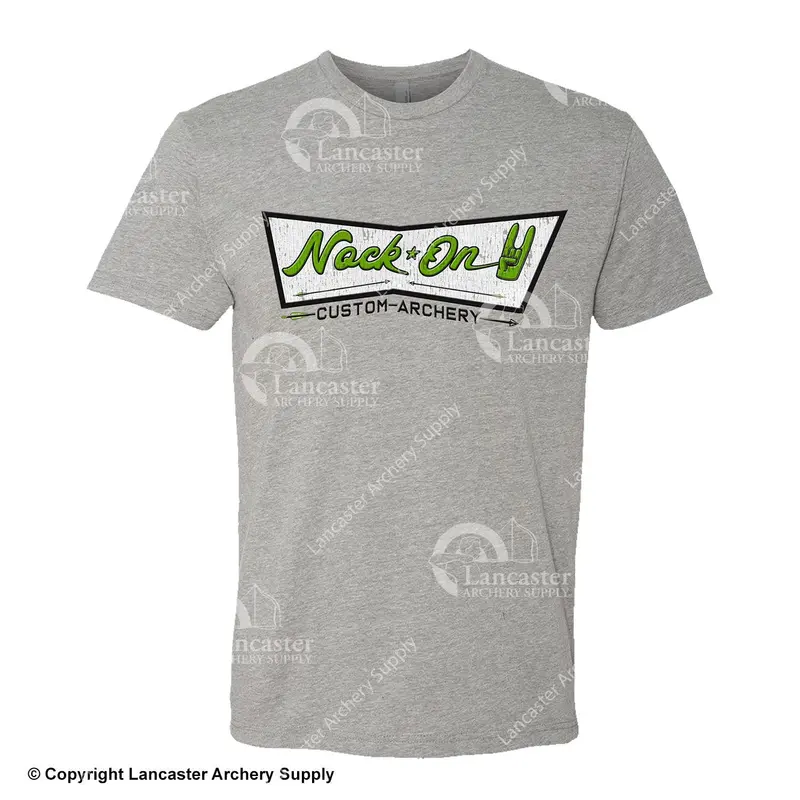 Nock On Old School Vintage-Style T-Shirt 1