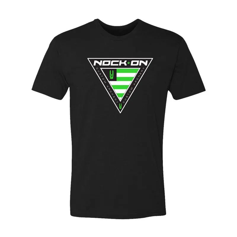 Nock On Patriot T-Shirt – Classic Black Design 1