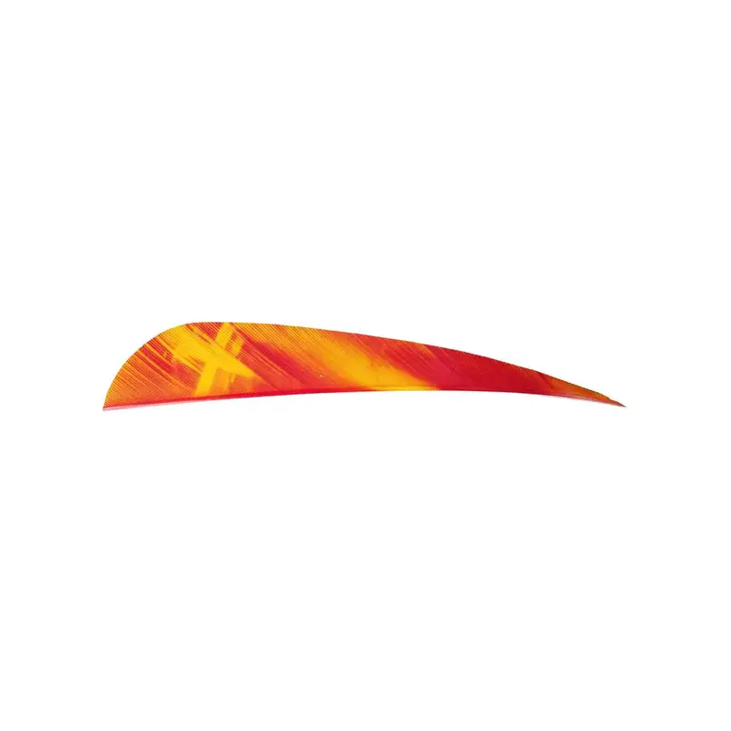 Ozark 4-Inch Parabolic Fire Camo Feather 2