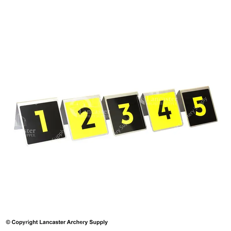 Sichtkraft Lane Identification Numbers For Indoor Ranges 1