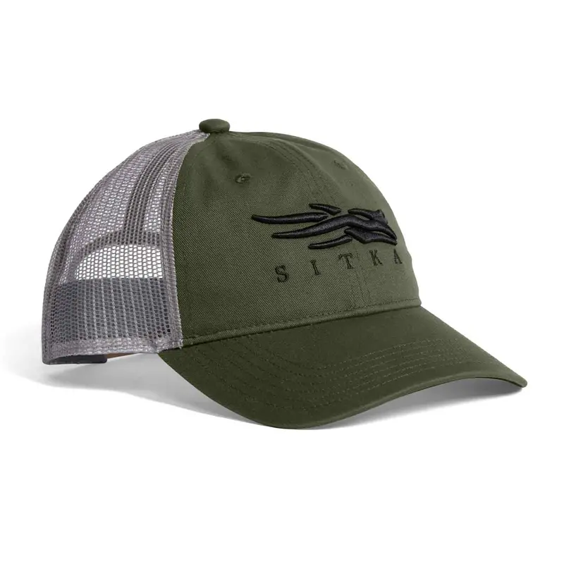 Sitka Icon Lo-Pro Trucker Hat – Olive Green 1
