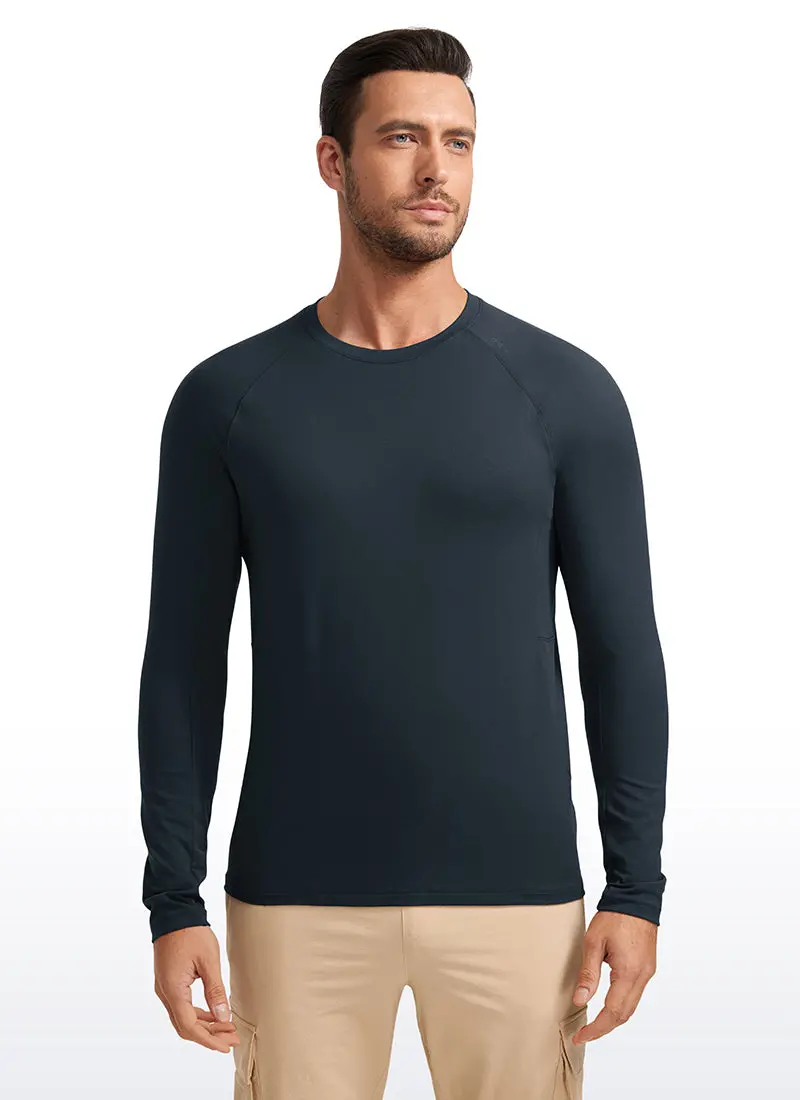 Slim-Fit Brushed Long Sleeve Shirt 1